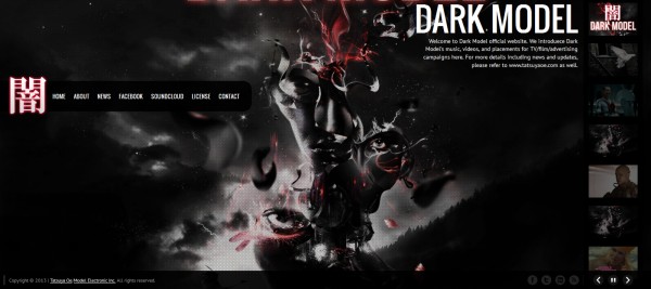 darkmodelmusic.com