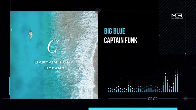 Captain Funk - Big Blue (Visualizer)