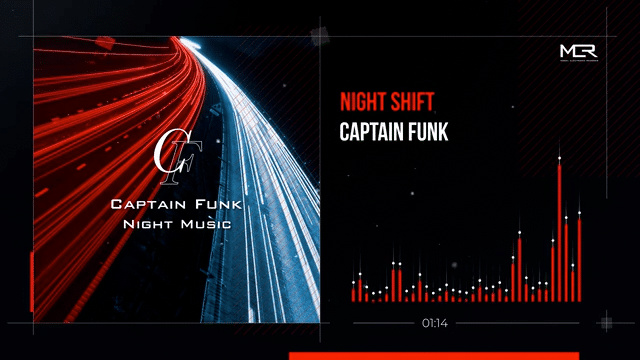 Captain Funk - Night Shift (Visualizer)